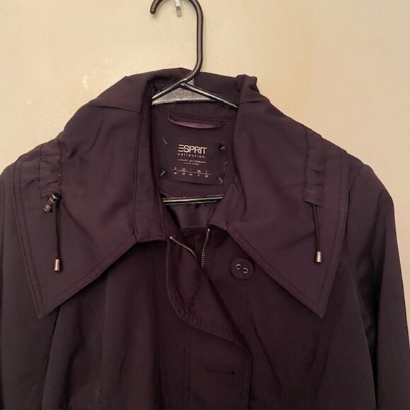 ESPRIT - ZIP/BUTTON FRONT BOMBER JACKET - Picture 2 of 8
